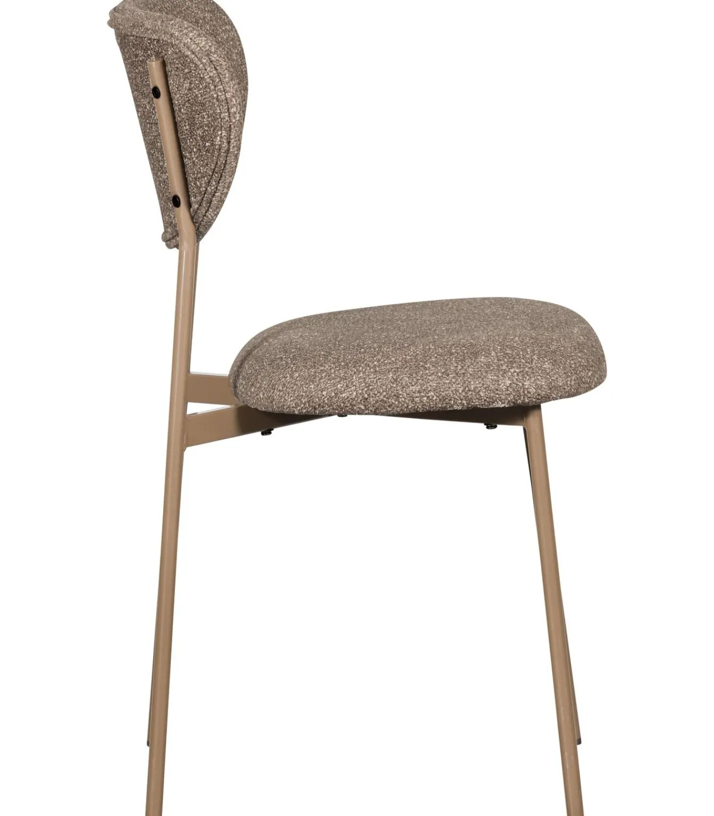 Sale Valor Eetkamerstoelen - Polyester - Zand- Set van 6 Stoelen