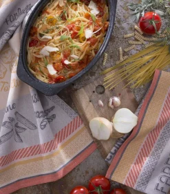 Discount Variétés de Pâtes - Katoenen theedoek 50x75cm Keuken- & Tafellinnen