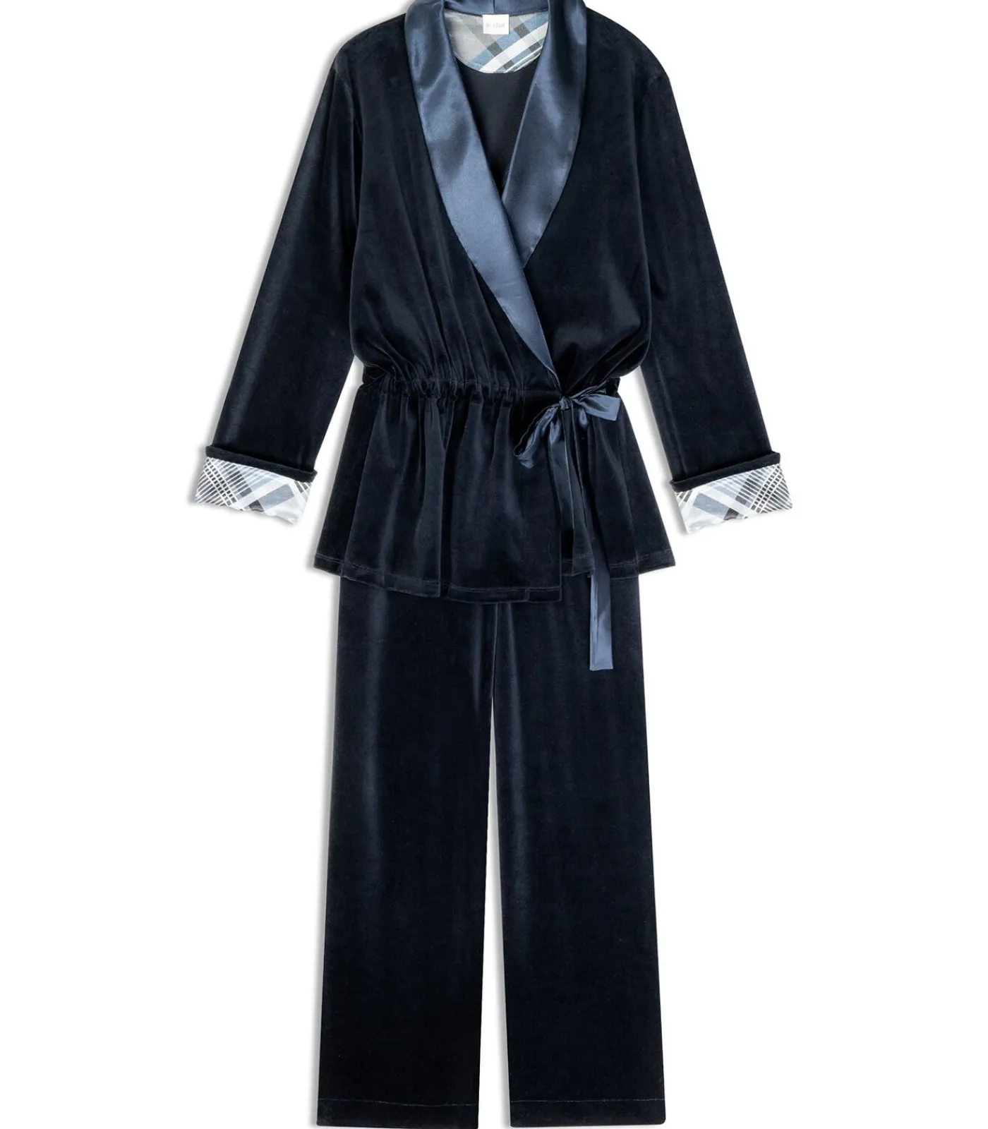 DAMES LE CHAT Velours homewear-set BRADLEY 126