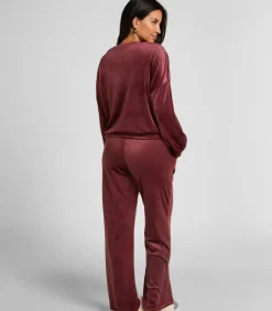 Best Velours Top DAMES Nachtmode