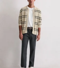 Heren Marc O'Polo Vest met regular kraag