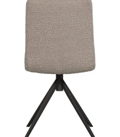 WOOOD Vinny Draaistoelen - Bouclé - Zand - Set van 6