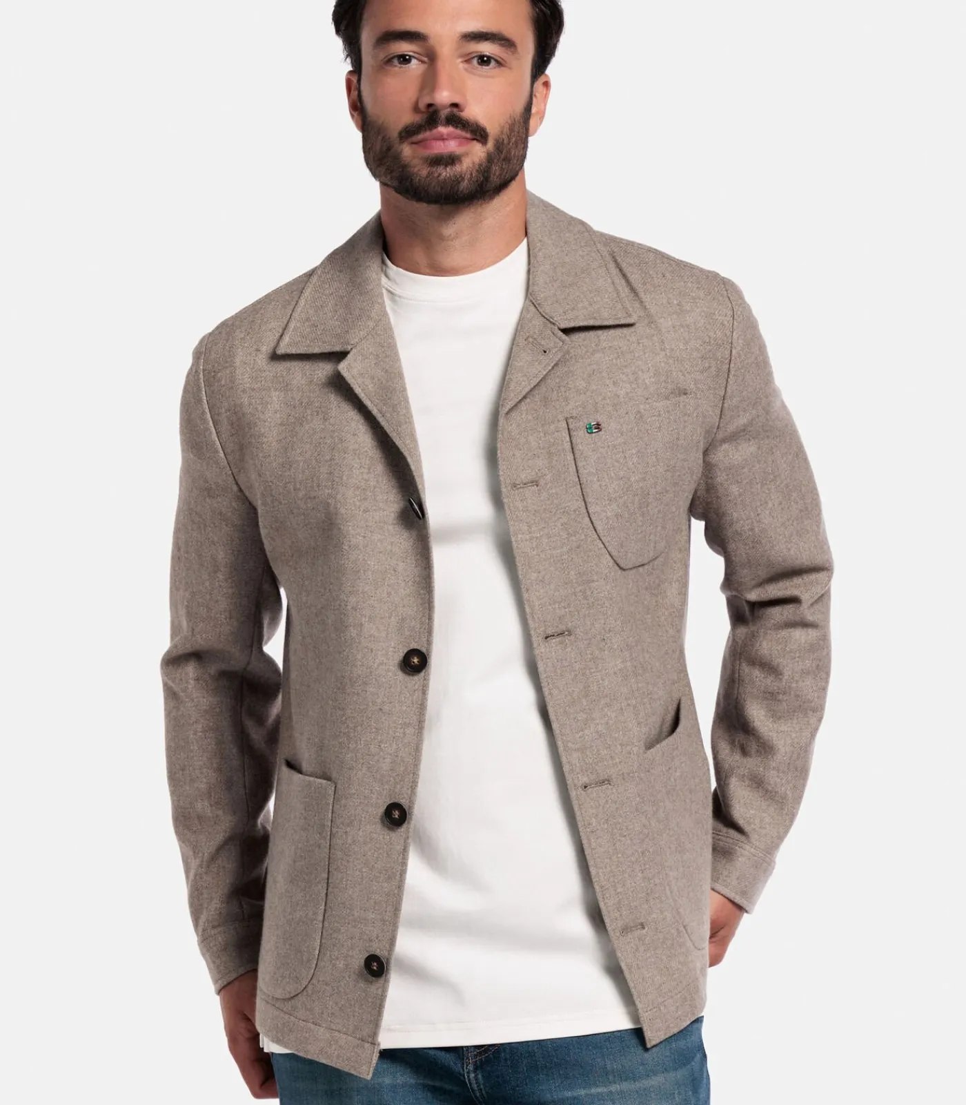 Online Vittorio Shirt Jacket - Heren Jassen