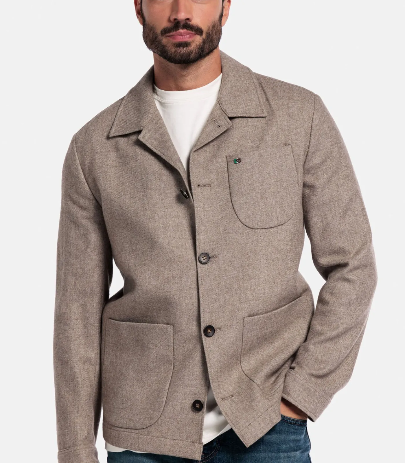 Online Vittorio Shirt Jacket - Heren Jassen