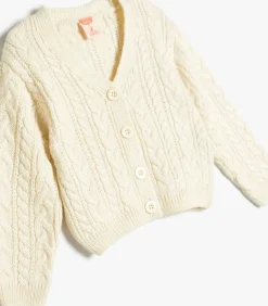 Hot V-kraag Met knoppen Vest Kinderen Truien & Vesten