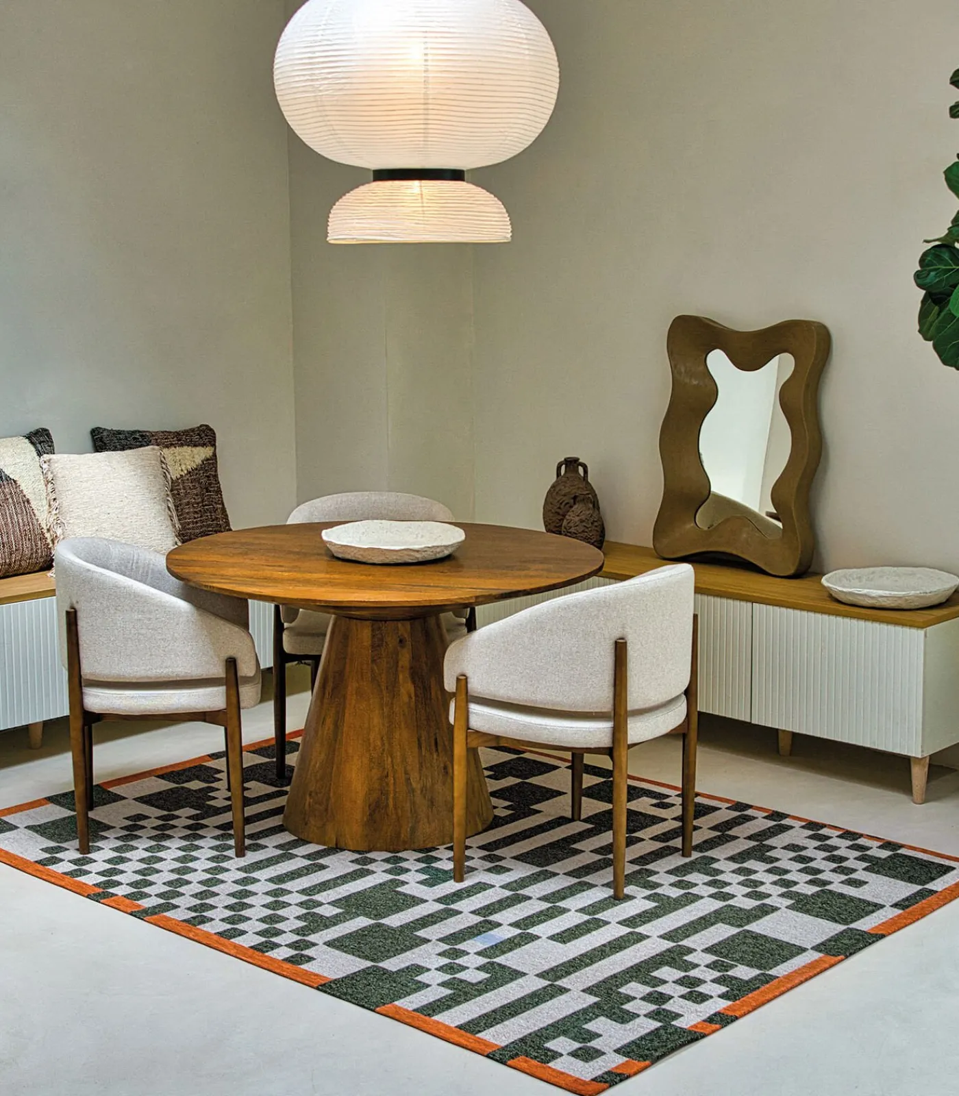 Novatrend Vlak geweven woonkamer- en slaapkamerkleed OCEAN