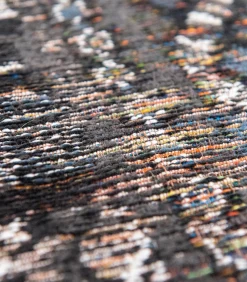 Discount Vlak geweven woonkamer- en slaapkamerkleed BLACK FEZ Tapijten