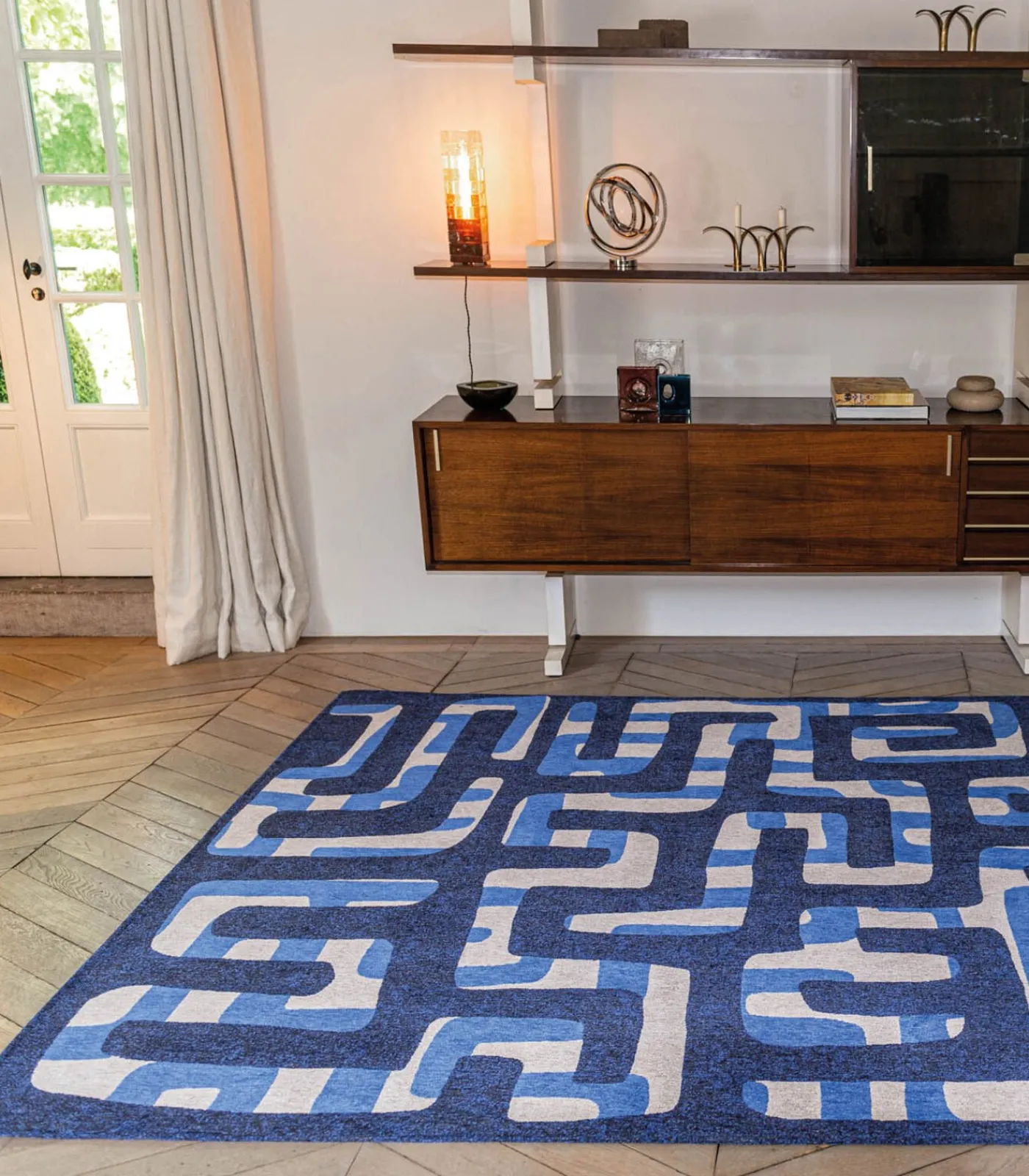 Novatrend Vlak geweven woonkamer- en slaapkamerkleed LINES