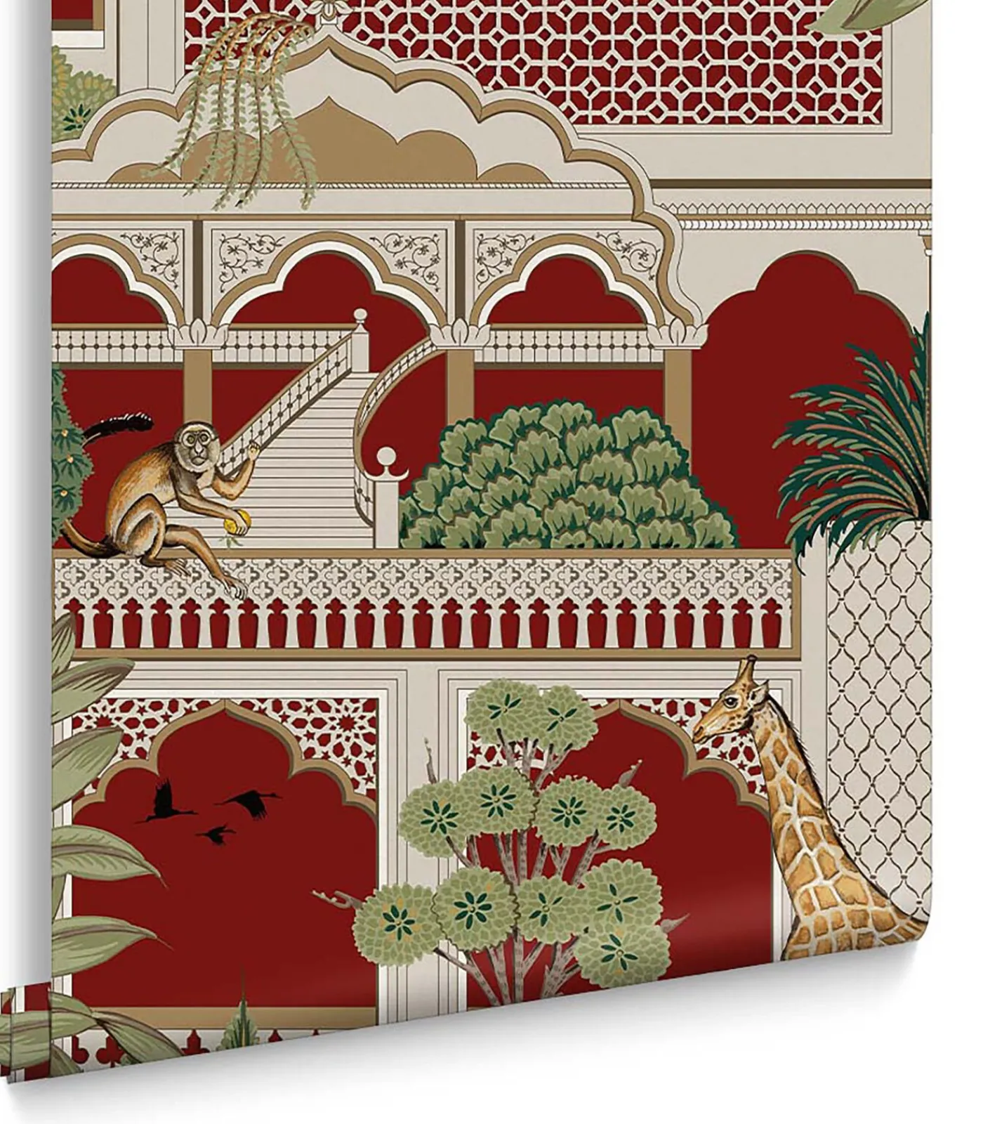 Best Vliesbehang Animahal Alizarin Wanddecoratie