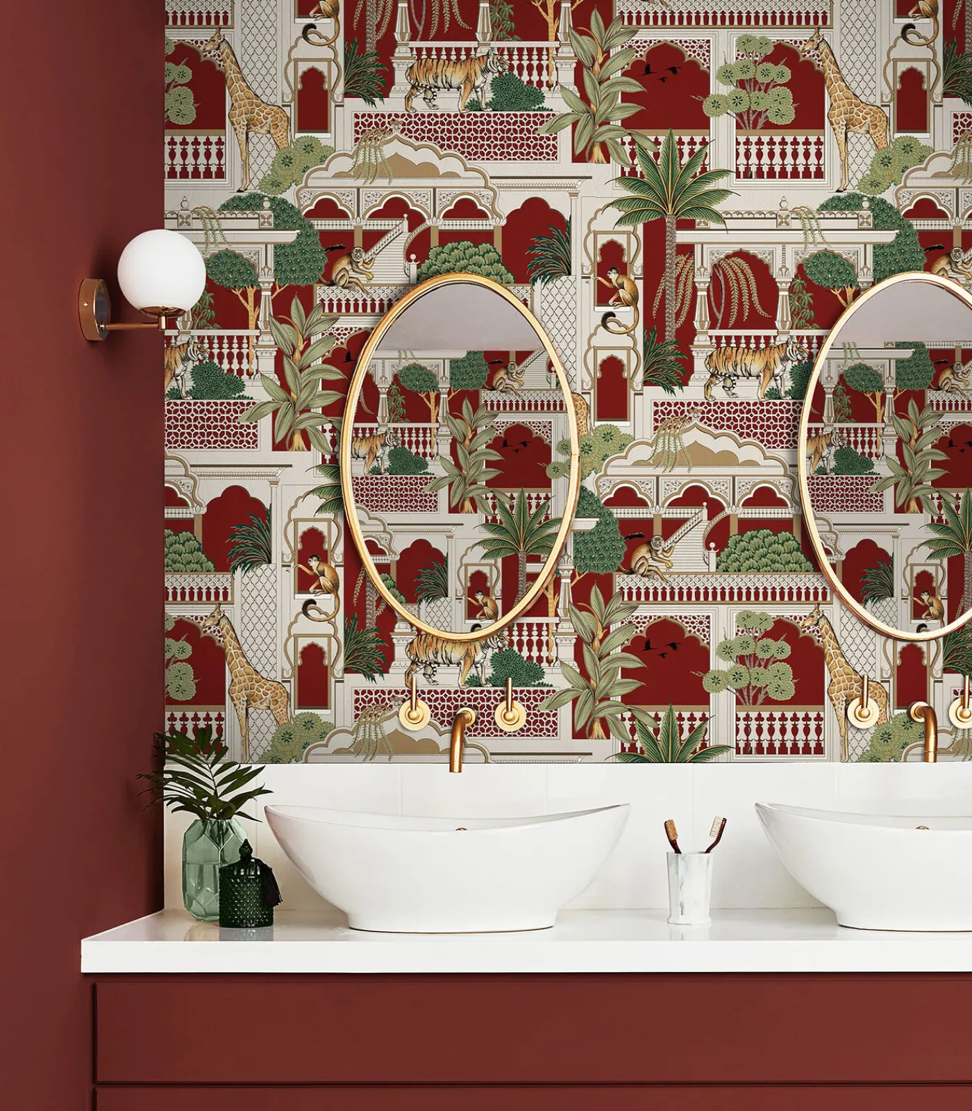 Best Vliesbehang Animahal Alizarin Wanddecoratie