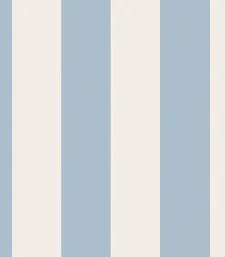 New Vliesbehang Canopy Stripe Blue Wanddecoratie