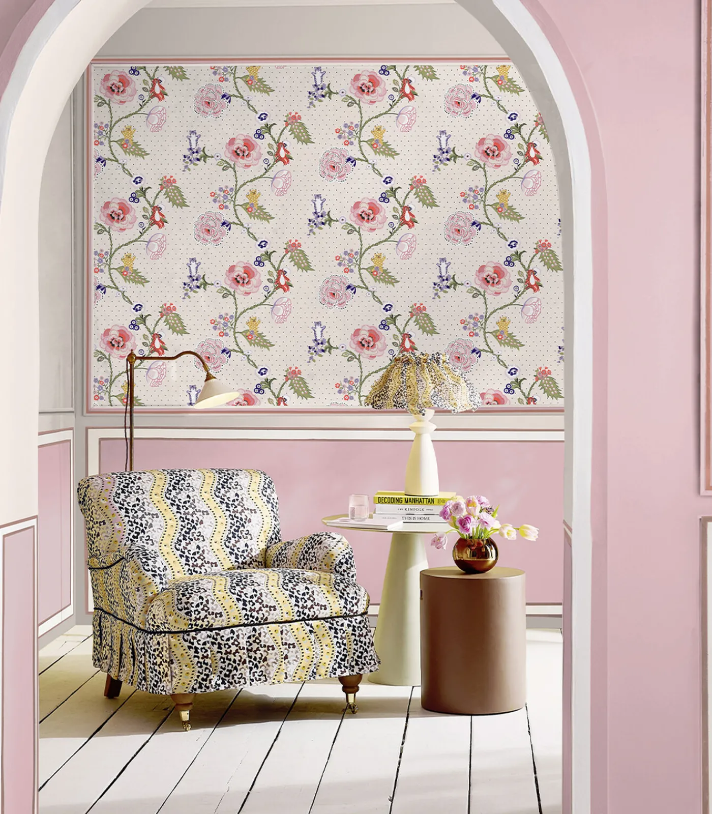 New Vliesbehang Catnip Neutral Wanddecoratie