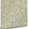 Outlet Vliesbehang Hartley Damask Sage Wanddecoratie