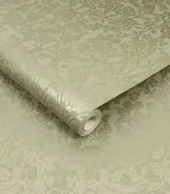 Outlet Vliesbehang Hartley Damask Sage Wanddecoratie