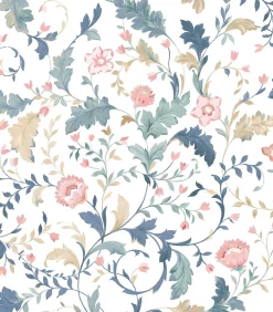 Laura Ashley Vliesbehang Litton Dusky Seaspray