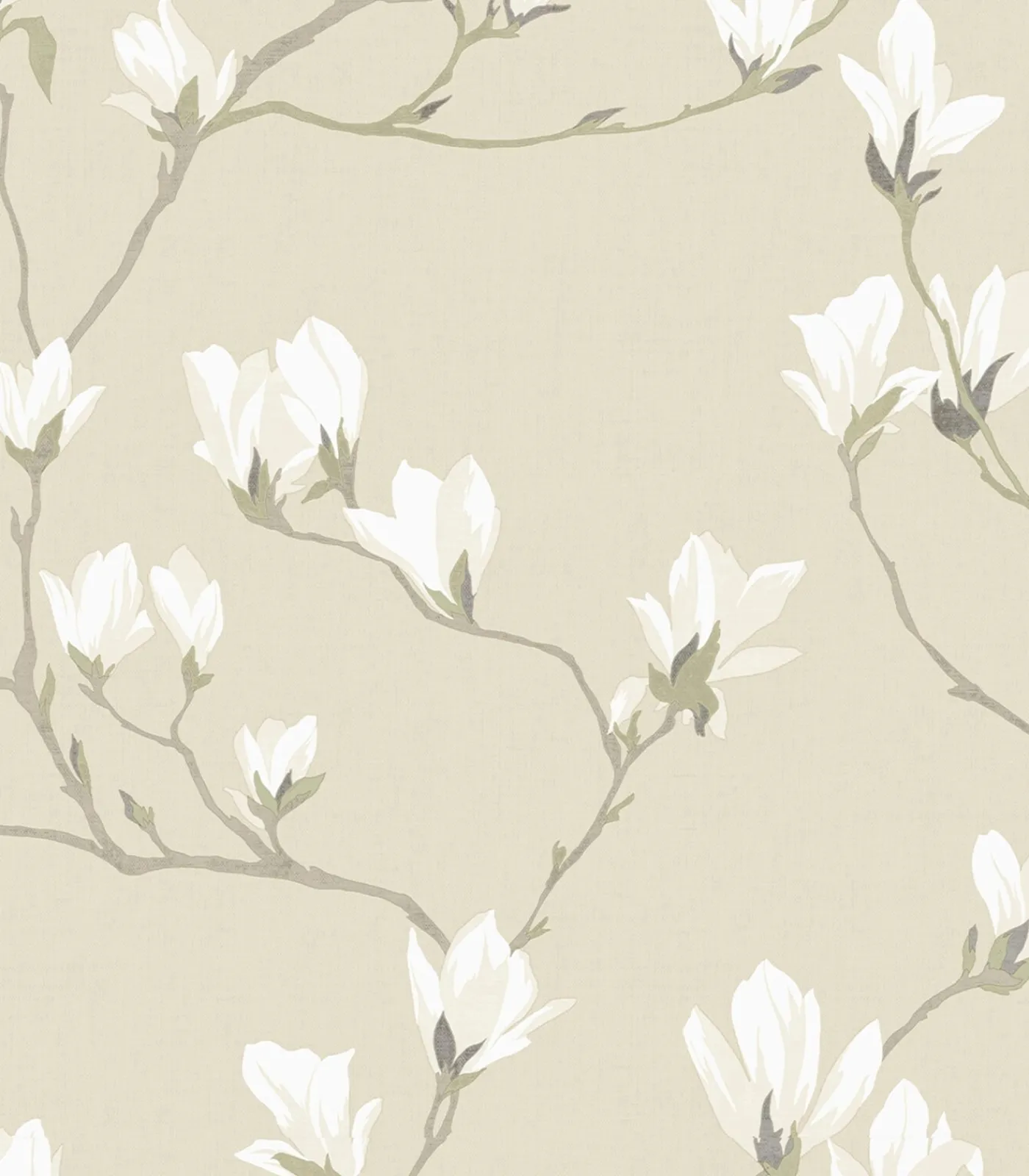 Best Vliesbehang Magnolia Grove Natural | Wanddecoratie