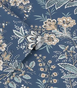 Laura Ashley Vliesbehang Marlbrook Dusky Seaspray