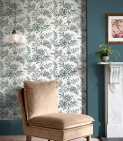 Sale Vliesbehang Marlbrook Pale Linen Wanddecoratie