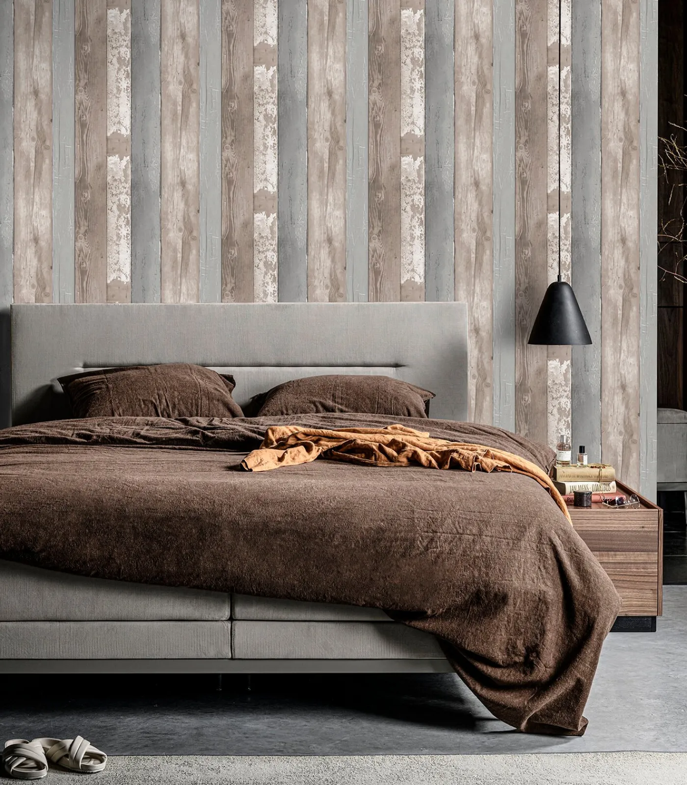 Vliesbehang Natural Wood Wanddecoratie