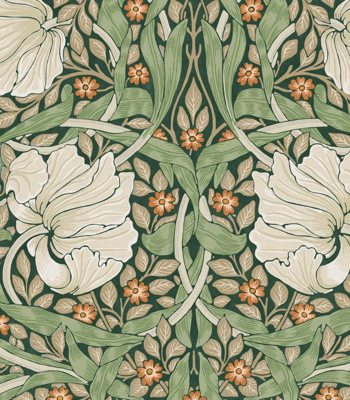 New Vliesbehang Pimpernel Green Wanddecoratie