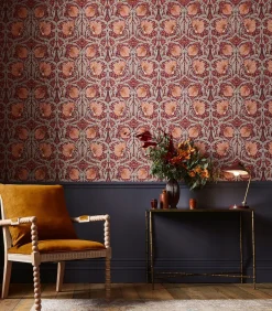 Vliesbehang Pimpernel Plum Wanddecoratie