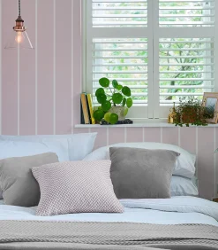 Sale Vliesbehang Saltram Stripe Pale Amethyst Wanddecoratie