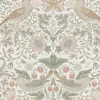 William Morris at Home Vliesbehang Strawberry Thief Sage & Pink