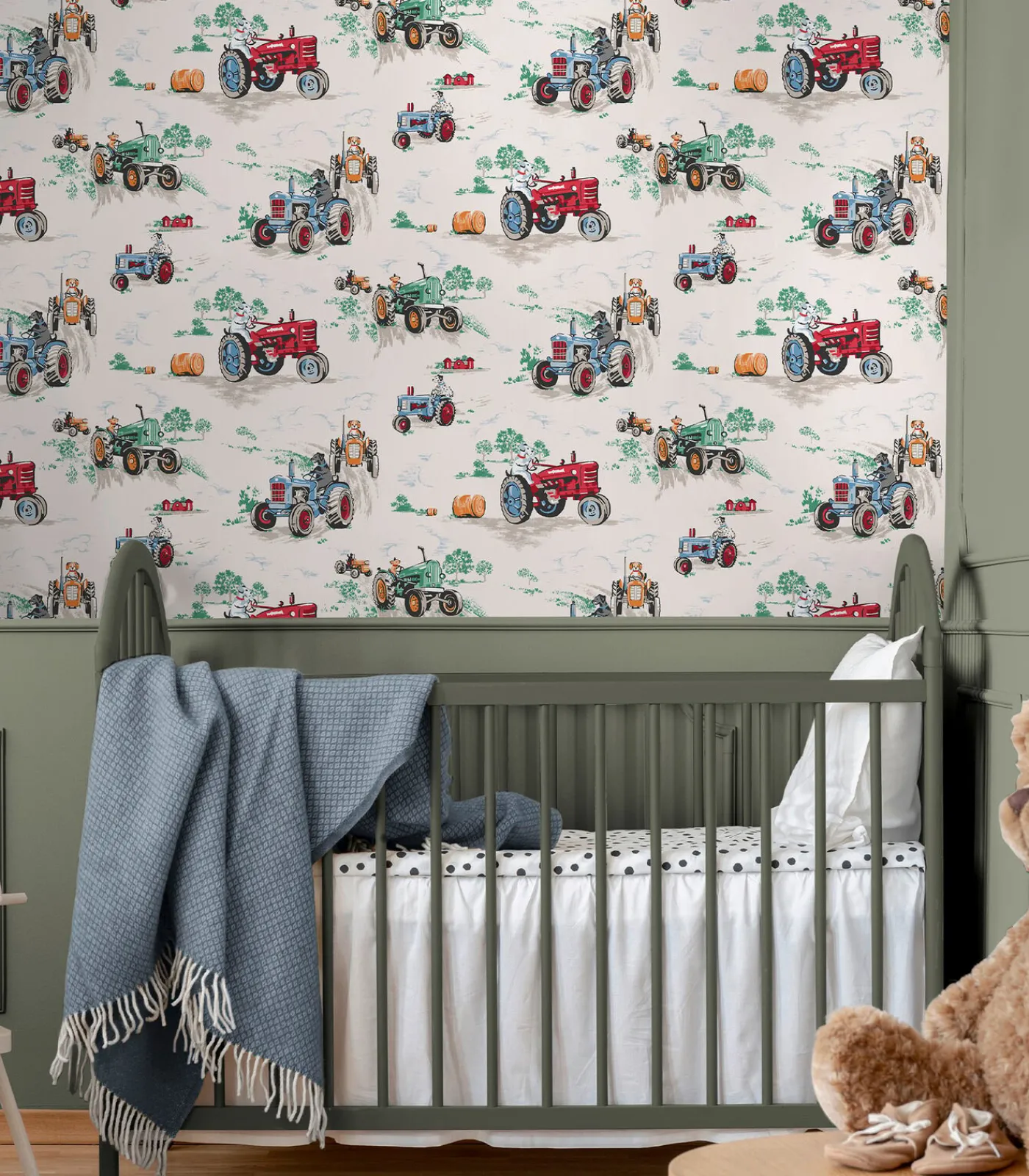 Online Vliesbehang Tractor Multi Wanddecoratie