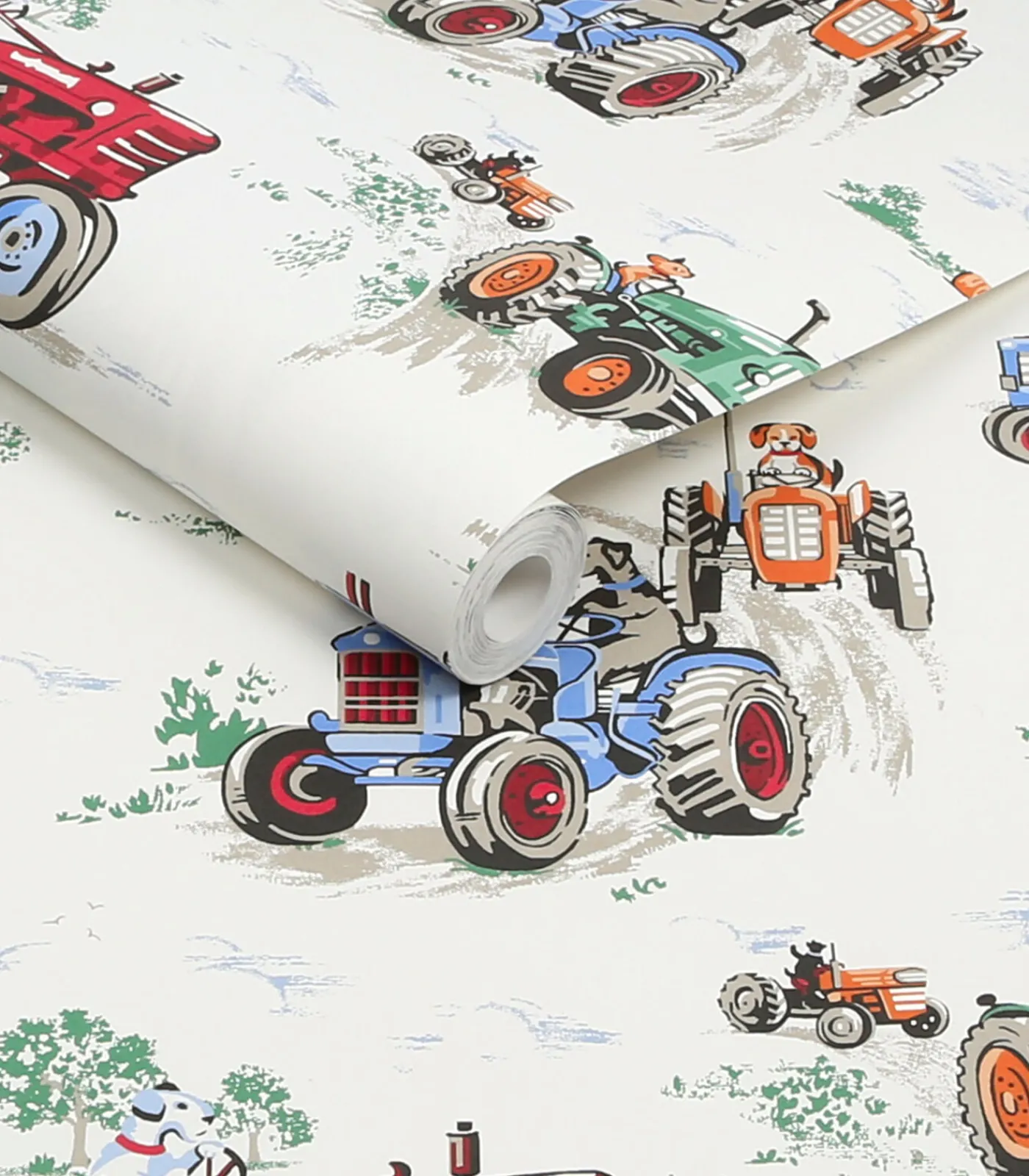 Online Vliesbehang Tractor Multi Wanddecoratie