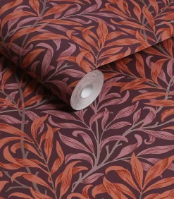 William Morris at Home Vliesbehang Willow Bough Plum