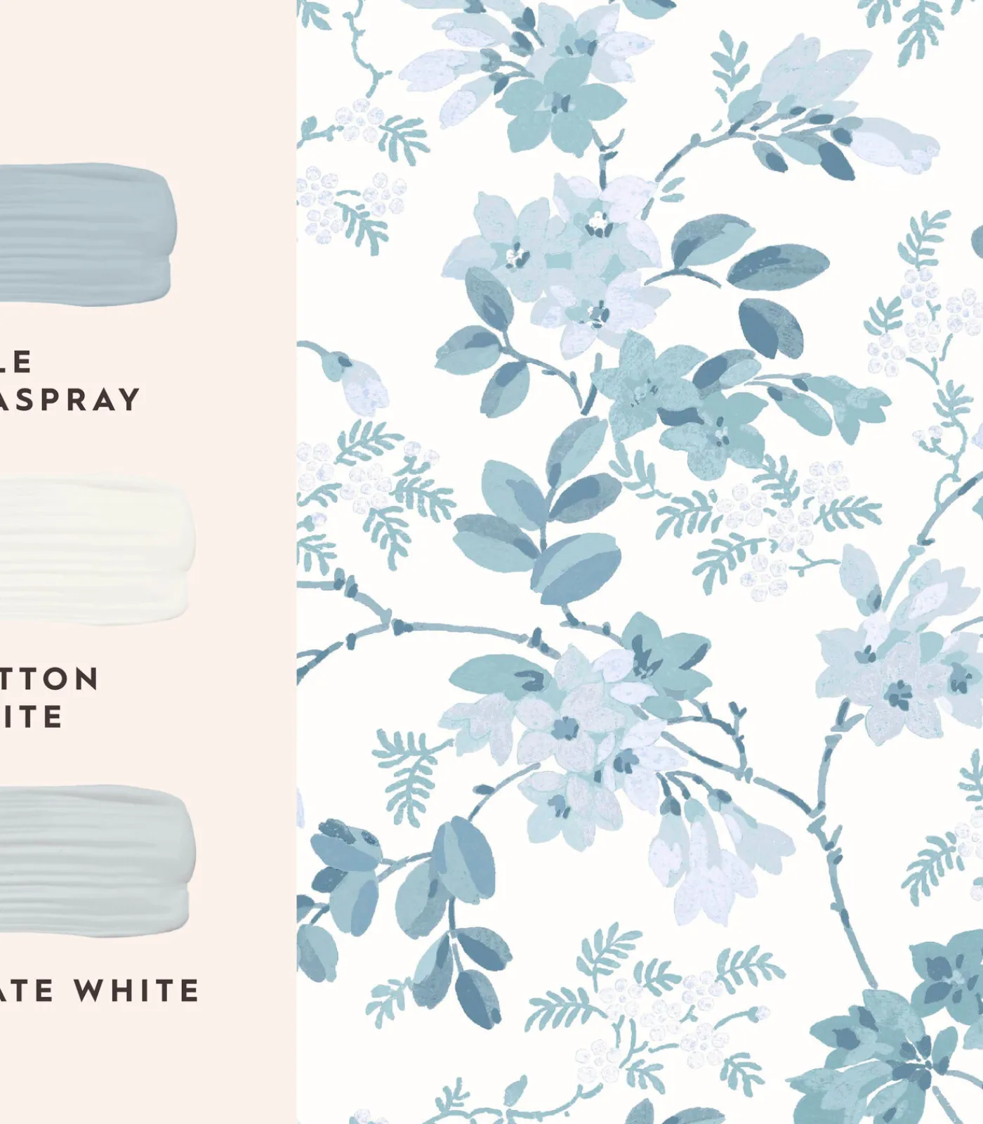 Laura Ashley Vliesbehang YEWLAND SEASPRAY