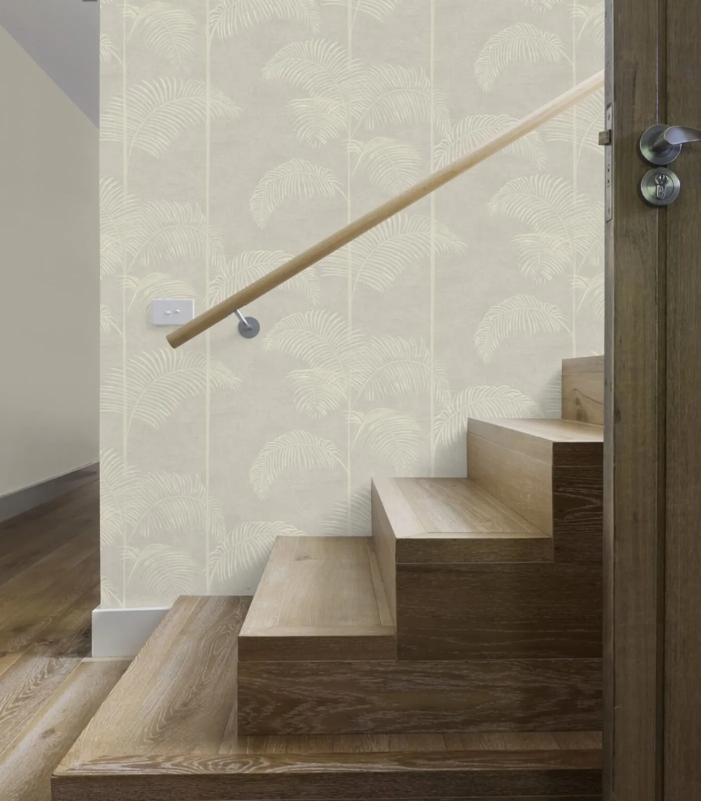 JOOP! Vliestapete Palme deluxe Beige