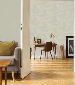 JOOP! Vliestapete Palme deluxe Beige