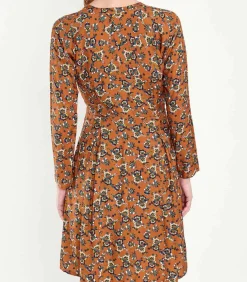 Online Vloeiende uitlopende jurk bedrukt MIRZAPUR DAMES Jurken