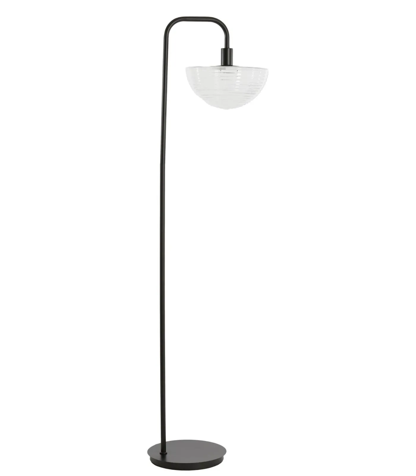 Light & Living Vloerlamp Baylie - Mat zwart - 43x30x165cm