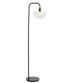 Light & Living Vloerlamp Baylie - Mat zwart - 43x30x165cm