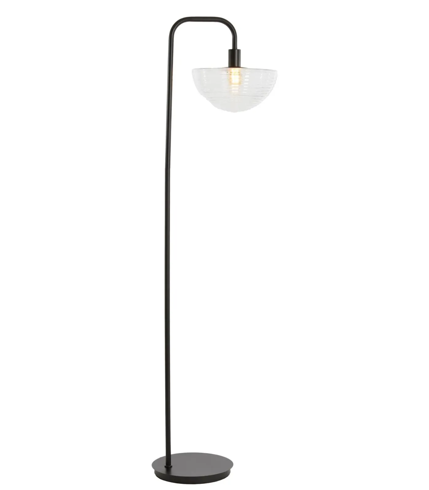Light & Living Vloerlamp Baylie - Mat zwart - 43x30x165cm