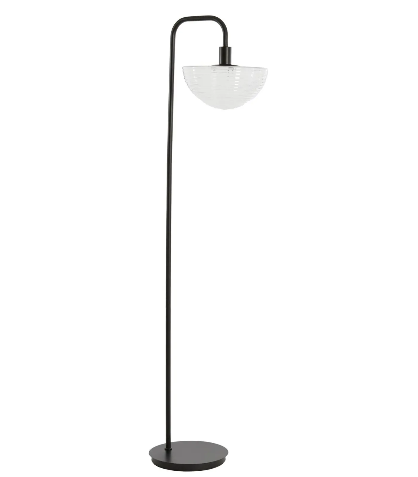Light & Living Vloerlamp Baylie - Mat zwart - 43x30x165cm