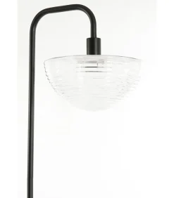 Light & Living Vloerlamp Baylie - Mat zwart - 43x30x165cm