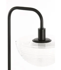 Light & Living Vloerlamp Baylie - Mat zwart - 43x30x165cm