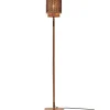 New Vloerlamp Bhutan - Bamboe/Zwart - 20x20x135cm Vloerlampen