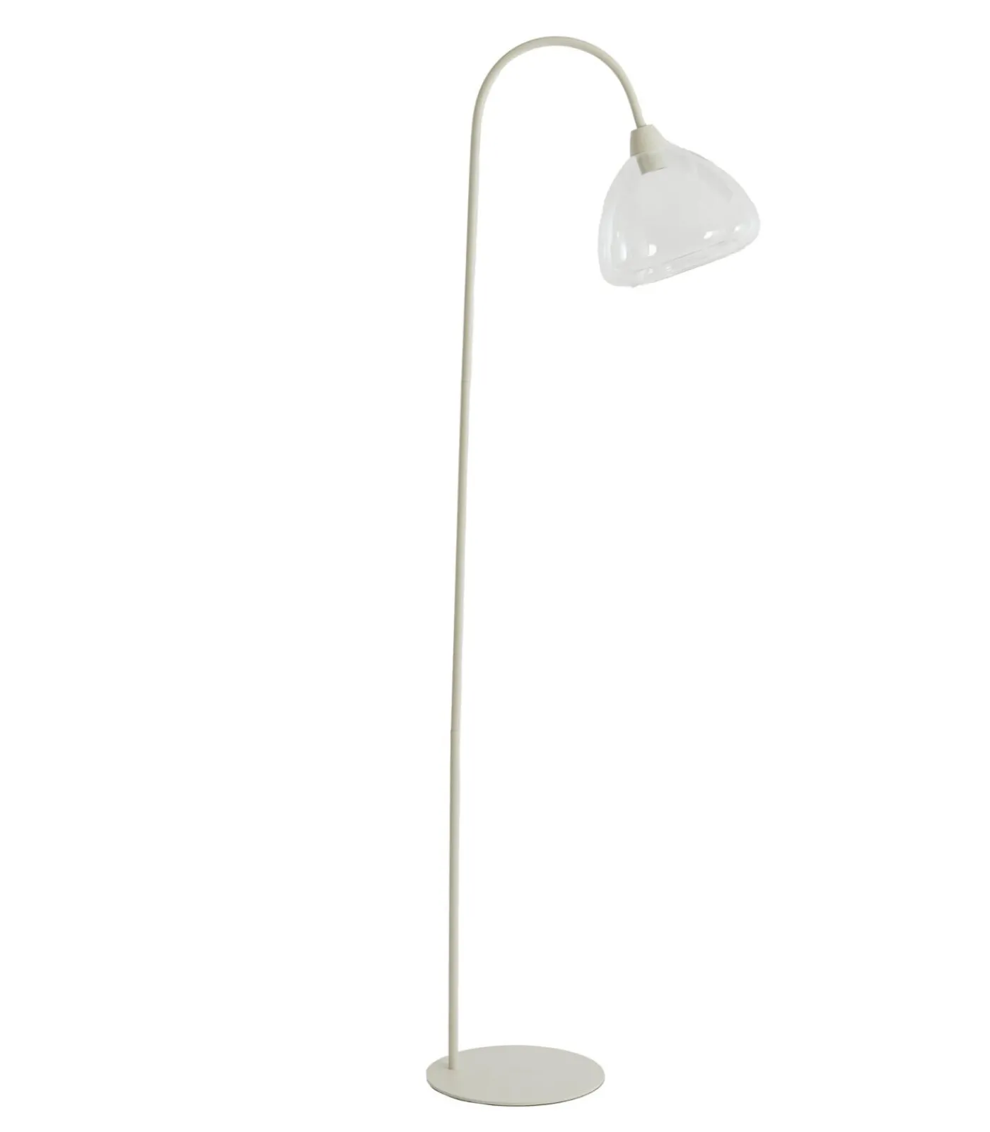 Best Vloerlamp Bisho - Crème - 47x28x160cm Vloerlampen