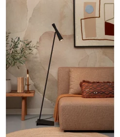 It's about RoMi Vloerlamp Bordeaux - Zwart - 22x36x145.5cm