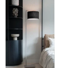 Outlet Vloerlamp Boston - Bruin - 30x32x160cm Vloerlampen