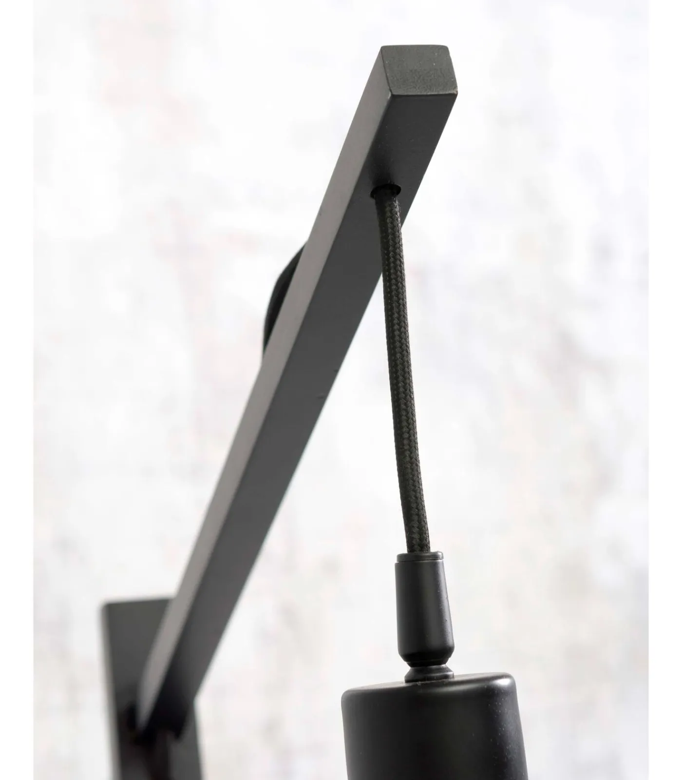 New Vloerlamp Cango - Bamboe Zwart/Zwart - 62x40x150cm Vloerlampen