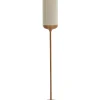 Outlet Vloerlamp Dania - Crème/Naturel - Ø23x159cm Vloerlampen