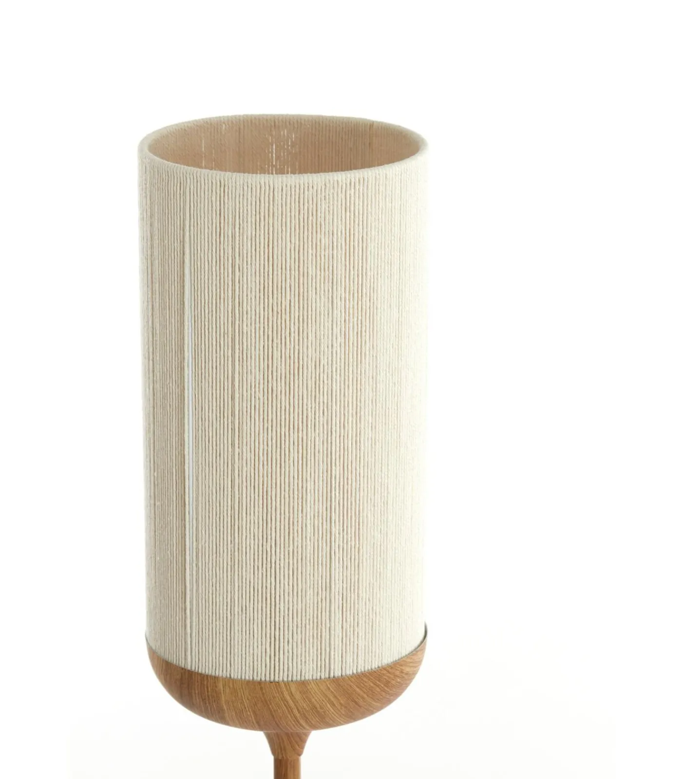 Outlet Vloerlamp Dania - Crème/Naturel - Ø23x159cm Vloerlampen