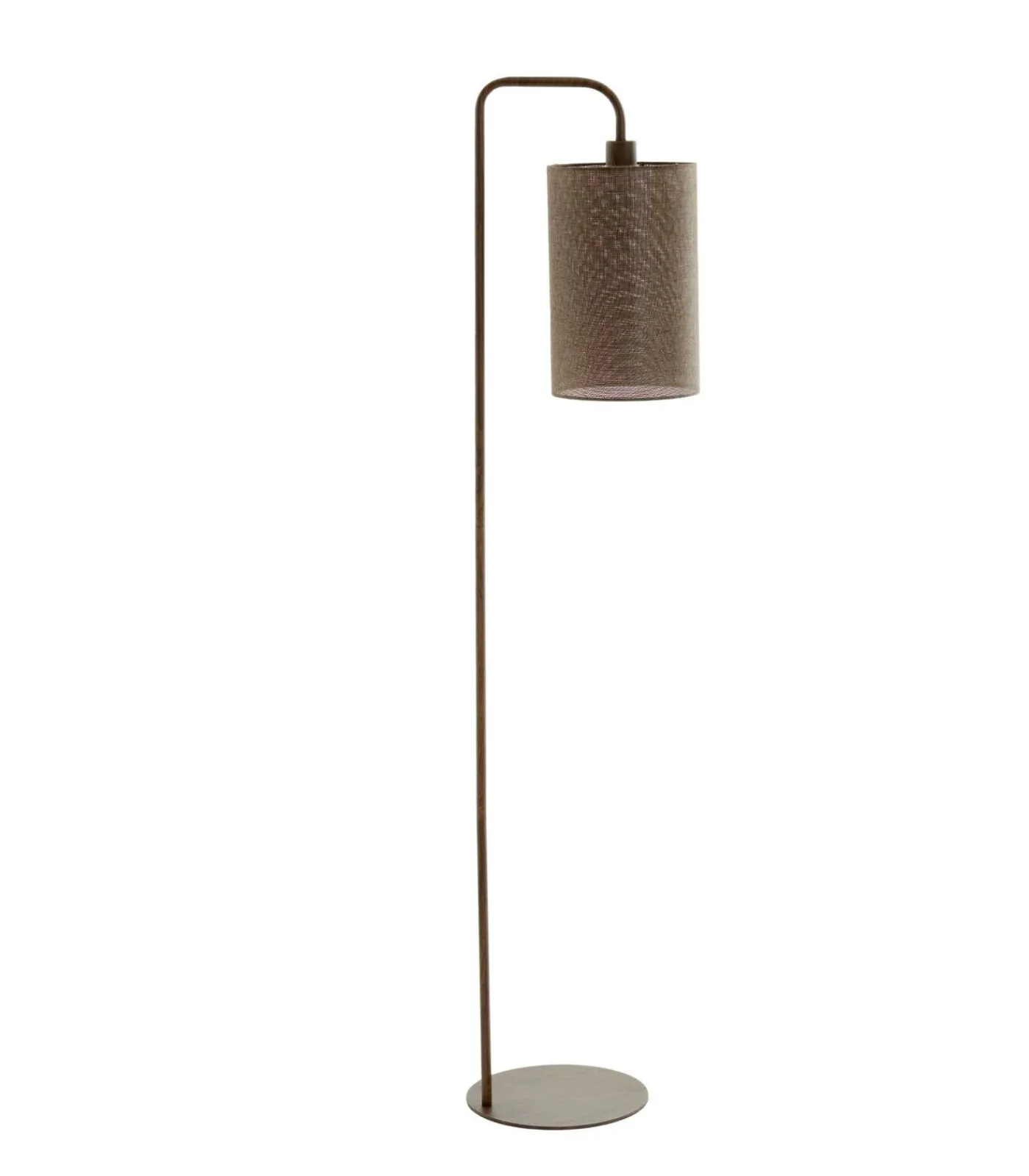 Discount Vloerlamp Donio - Bruin - 33.5x28x155cm Vloerlampen
