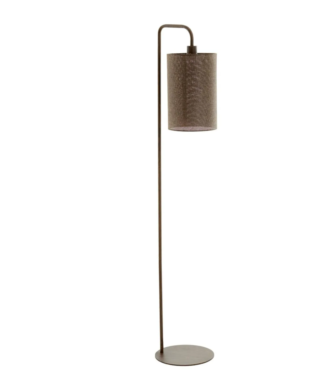 Discount Vloerlamp Donio - Bruin - 33.5x28x155cm Vloerlampen