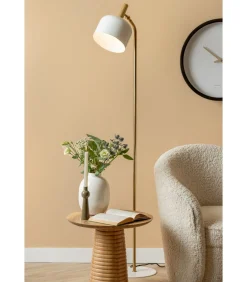 Clearance Vloerlamp Floor Lamp Smart - Wit - 26x26x164cm Vloerlampen